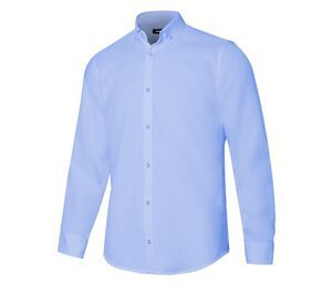 VELILLA V5004S - Men's stretch oxford shirt Oxford Blue