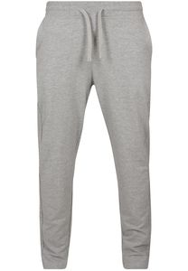 Build Your Brand BY081 - Terrycloth joggers Heather Grey