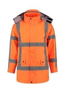 Tricorp T50 - RWS Parka unisex work jacket orange fluorescent