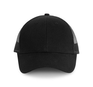 K-up KP158 - Trucker cap - 6 panels Black / Black