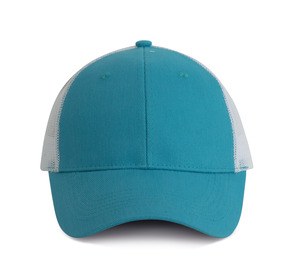 K-up KP158 - Trucker cap - 6 panels Surf Blue/ White