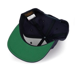 K-up KP910 - Flat peak cap - 6 panels Navy / Navy