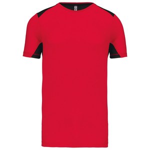 Proact PA478 - Two-tone sports T-shirt Red / Black