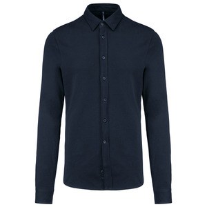 Kariban K508 - Long-sleevedpiqué knit shirt Navy