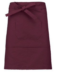 Kariban K899 - Mid-length polycotton apron Wine