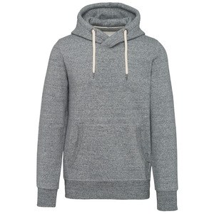 Kariban KV2308 - Men's hooded sweatshirt Slub Grey Heather