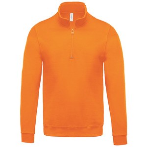 Kariban K478 - Zipped neck sweatshirt Orange