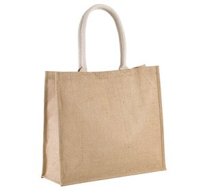 Kimood KI0219 - JUTE BEACH BAG Natural