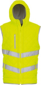 Yoko YHV007 - Hi-Vis Kensington hoodied gilet