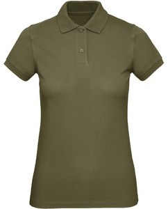 B&C CGPW440 - Women's organic polo shirt Urban Khaki