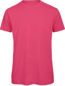 B&C CGTM042 - Men's Organic Inspire round neck T-shirt Fuchsia