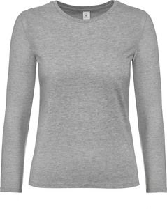 B&C CGTW08T - Women's long sleeve t-shirt #E190 Sport Grey