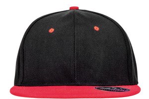 Result RC082X - Two-tone Bronx cap Black / Red