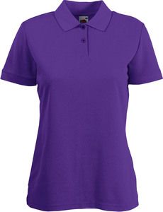 Fruit of the Loom SC63212 - Ladyfit 65/35 Polo (63-212-0) Purple