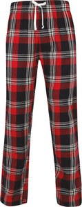 Skinnifit SFM083 - Men's tartan trousers Red / Navy Check