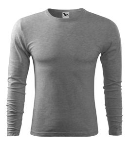 Malfini 119 - Fit-T LS T-shirt Gents Gris chiné foncé