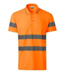 RIMECK 2V9 - HV Runway Polo Shirt unisex orange fluorescent