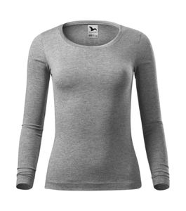 Malfini 169 - Fit-T LS T-shirt Ladies Gris chiné foncé