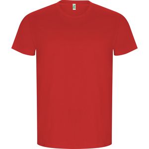 Roly CA6690 - GOLDEN Tubular short-sleeve t-shirt in organic cotton Red