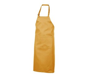 NEWGEN TB101 - Polycotton Bib Apron With Pocket Mustard