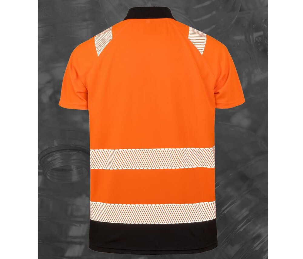 Result RS501X - High visibility polo shirt in recycled polyester