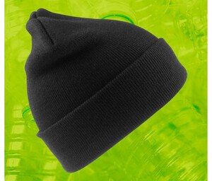 Result RC929X - Chunky Recycled Acrylic Beanie Black