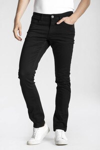 RICA LEWIS RL802 - Men's stretch fitted jeans Black