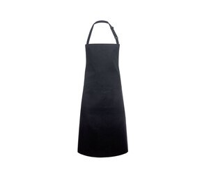 Karlowsky KYBLS5 - Basic bib apron with buckle and pocket Black