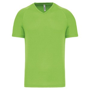 PROACT PA476 - Mens V-neck short-sleeved sports T-shirt