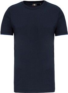 WK. Designed To Work WK3020 - Men's short-sleeved DayToDay t-shirt Navy / Light Royal Blue