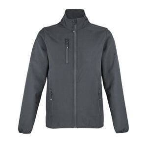 SOL'S 03828 - Falcon Women Softshell Zip Jacket Charcoal Grey