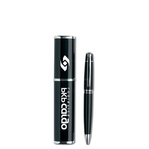 GiftRetail IT3177 - OREGON Metal twist ball pen Black