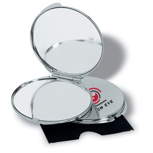 GiftRetail KC2204 - GUAPAS Make-up mirror shiny silver