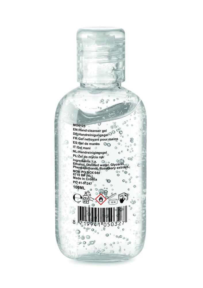 GiftRetail MO6125 - GEL 100 Hand cleanser gel 100ml