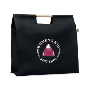 GiftRetail MO6458 - MERCADO TOP Organic shopping canvas bag Black