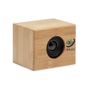 GiftRetail MO6475 - YISTA 5.0 wireless bamboo speaker Wood