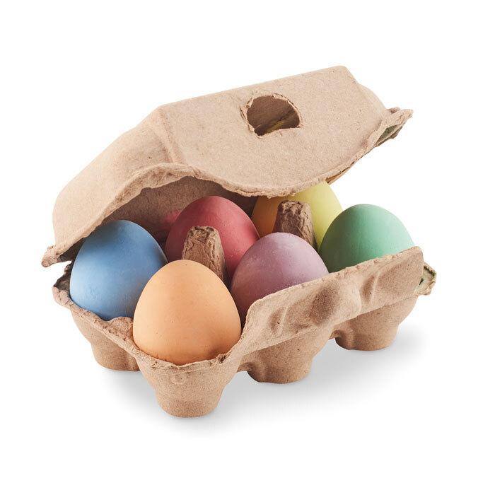 GiftRetail MO6479 - TAMAGO 6 chalk eggs in box
