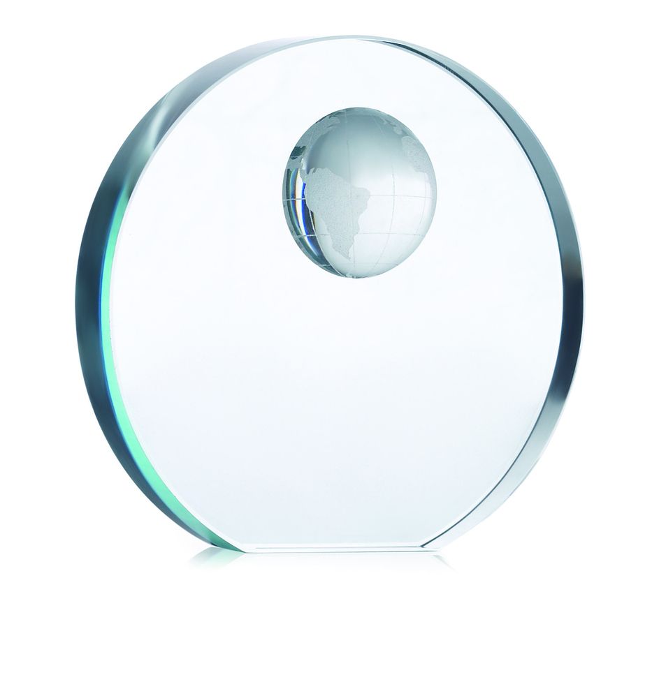 GiftRetail MO7183 - MONDAL Globe glass trophy