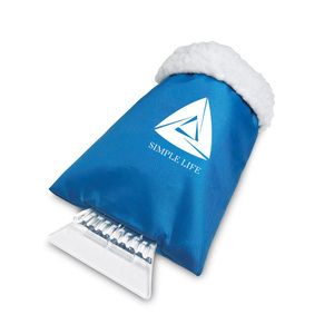 GiftRetail MO7780 - Ice scraper with glove Blue