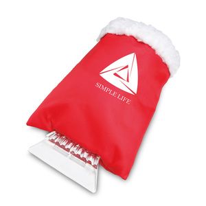 GiftRetail MO7780 - Ice scraper with glove Red