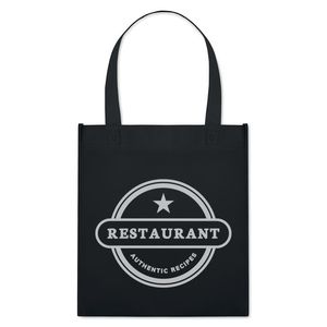 GiftRetail MO8959 - APO BAG 80gr/m² nonwoven shopping bag Black