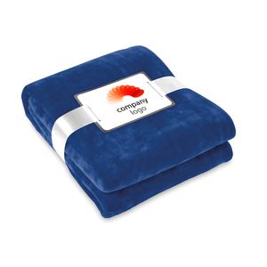 GiftRetail MO9088 - DAVOS Blanket flannel Blue