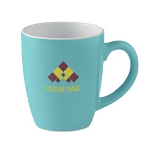 GiftRetail MO9242 - COLOUR TRENT Ceramic coloured mug 290 ml Blue