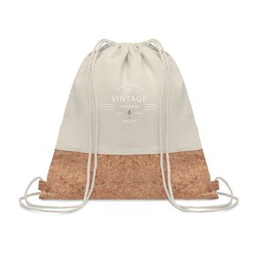 GiftRetail MO9515 - ILLA 160gr/m² cotton drawstring bag Beige