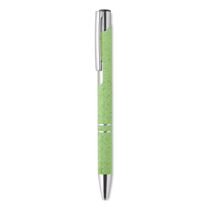 GiftRetail MO9762 - BERN PECAS Wheat Straw/ABS push type pen