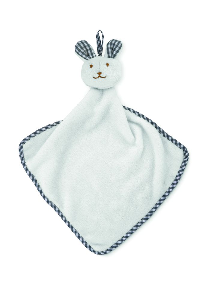 GiftRetail MO9777 - HUG ME Plush rabbit design baby towel