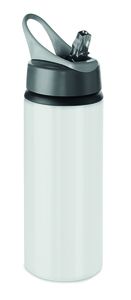 GiftRetail MO9840 - ATLANTA Aluminium bottle 600 ml White