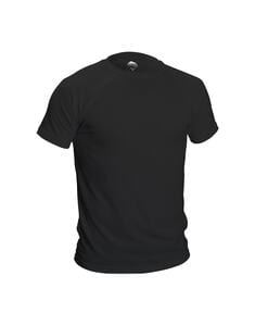 Mustaghata RUNAIR - ACTIVE T-SHIRT FOR MEN SHORT SLEEVES Black