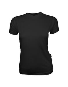 Mustaghata STEP - T-SHIRT RUNNING FOR WOMEN 140 G Black