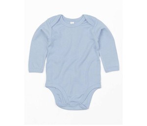 Babybugz BZ030 - Long-sleeved organic baby bodysuit Dusty Blue